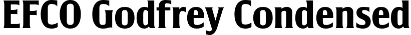 EFCO Godfrey Condensed font | efcogodfreycondensed-k7oyo.otf