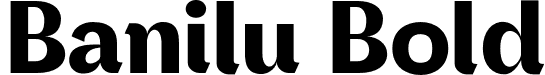 Banilu Bold font | Banilu.otf
