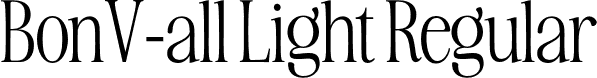 BonV-all Light Regular font | AwesomeSerif-LightExtraTall.otf