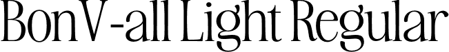 BonV-all Light Regular font | AwesomeSerif-LightRegular.otf