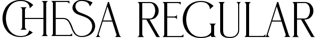 CHESA Regular font | CHESA.ttf