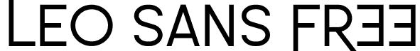Leo Sans FREE font | leosans-free.otf