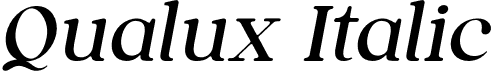Qualux Italic font | Qualux Italic 1.otf