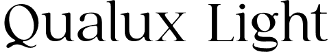 Qualux Light font | Qualux Light 1.otf