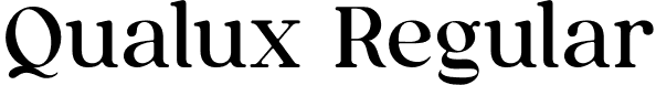 Qualux Regular font | Qualux Regular 1.otf