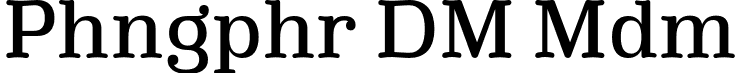 Phongphrai DEMO Medium font | PhongphraiDemoMedium-WyDB9.otf