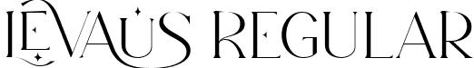 Levaus Regular font | levaus.ttf