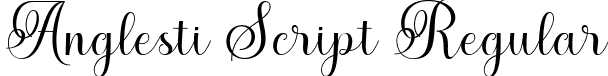 Anglesti Script Regular font | Anglesti Script.ttf