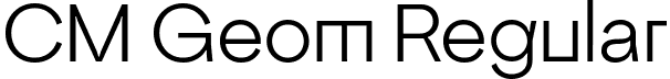 CM Geom Regular font | cmgeom-regular.ttf