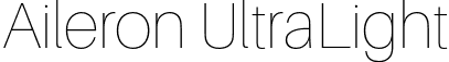 Aileron UltraLight font | Aileron-UltraLight.otf