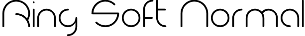 Ring Soft Normal font | Ochakov - Ring Soft Normal.otf