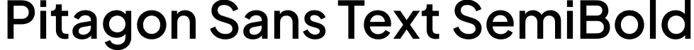 Pitagon Sans Text SemiBold font | PitagonSansText-SemiBold.otf