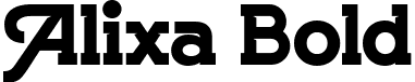 Alixa Bold font | Alixa-Bold.ttf