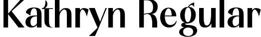 Kathryn Regular font | kathryn.ttf