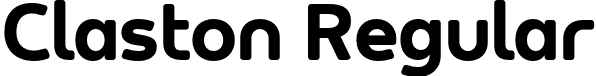 Claston Regular font | Claston.otf