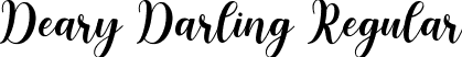 Deary Darling Regular font | dearydarling.ttf