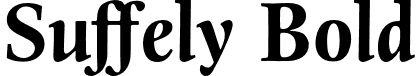 Suffely Bold font | suffely.otf