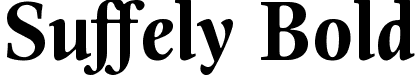 Suffely Bold font | suffely.ttf