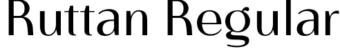 Ruttan Regular font | Ruttan.otf