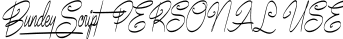Bundey Script PERSONAL USE font | bundeyscriptpersonalusebolditalic-do7dd.otf