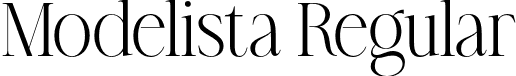 Modelista Regular font | Modelista Regular.otf