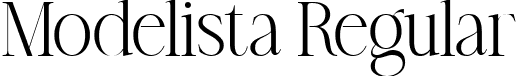 Modelista Regular font | Modelista Regular.ttf