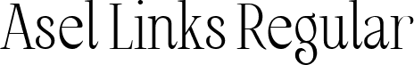 Asel Links Regular font | Asel Links.ttf