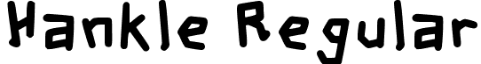 Hankle Regular font | Hankle-Regular.ttf