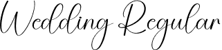 Wedding Regular font | Wedding.otf