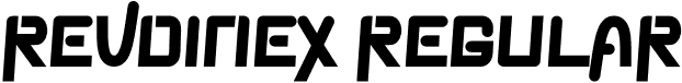 Revoinex Regular font | Revoinex.otf