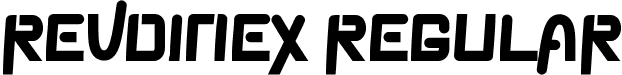 Revoinex Regular font | Revoinex.ttf