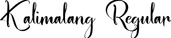 Kalimalang Regular font | Kalimalang-Demo.otf