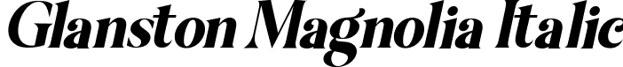 Glanston Magnolia Italic font | Glanston Magnolia Italic.ttf