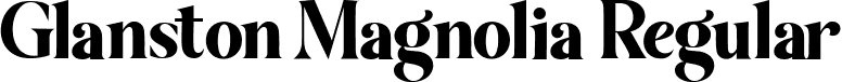 Glanston Magnolia Regular font | Glanston Magnolia.ttf