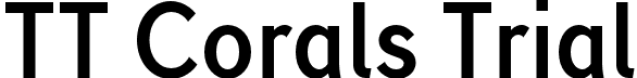 TT Corals Trial font | TT-Corals-Trial-Bold.otf