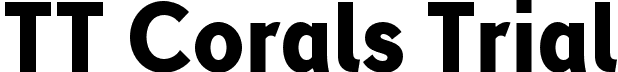 TT Corals Trial font | TT-Corals-Trial-ExtraBold.otf