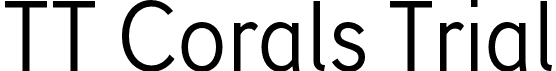 TT Corals Trial font | TT-Corals-Trial-Regular.otf