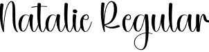 Natalie Regular font | Natalie.otf