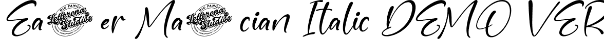 Easter Magician Italic DEMO VER font | Easter-Magician-Italic-DEMO-VERSION.otf