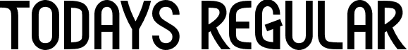 Todays Regular font | Todays Regular.otf