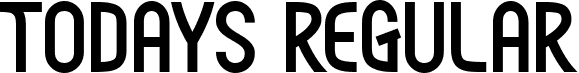 Todays Regular font | Todays Regular.ttf