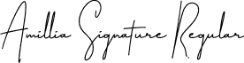 Amillia Signature Regular font | AmilliaSignature-Regular.otf