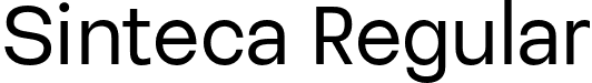 Sinteca Regular font | Sinteca-Regular.otf