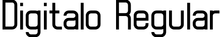 Digitalo Regular font | digitalo.otf