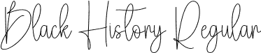 Black History Regular font | Black-History.otf