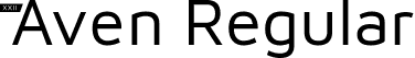 XXII Aven Regular font | XXIIAven-Regular.ttf