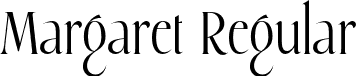 Margaret Regular font | Margaret.otf