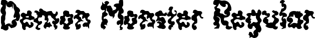 Demon Monster Regular font | Demon Monster TTF Demo.ttf