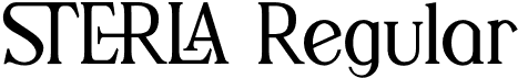 STERLA Regular font | STERLA.otf