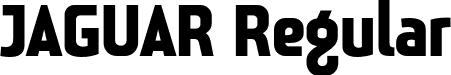 JAGUAR Regular font | jaguar.otf